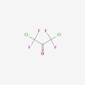 molecular formula C3Cl2F4O B085840 1,3-二氯四氟乙酮 CAS No. 127-21-9