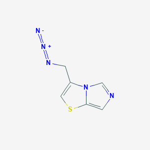 molecular formula C6H5N5S B8584132 3-Azidomethylimidazo[5,1-b]thiazole 