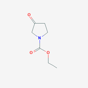 molecular formula C7H11NO3 B085842 Ethyl 3-oxopyrrolidine-1-carboxylate CAS No. 14891-10-2