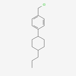 molecular formula C16H23Cl B8584204 1-(Chloromethyl)-4-(4-propylcyclohexyl)benzene 
