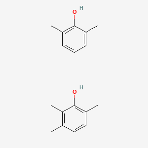 molecular formula C17H22O2 B8584233 Phenol, 2,3,6-trimethyl-, polymer with 2,6-dimethylphenol CAS No. 58295-79-7