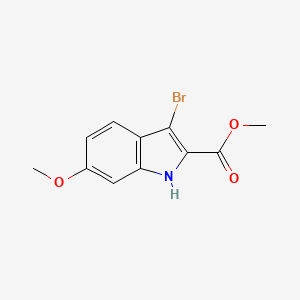 methyl 3-bromo-6-(methyloxy)-1H-indole-2-carboxylate