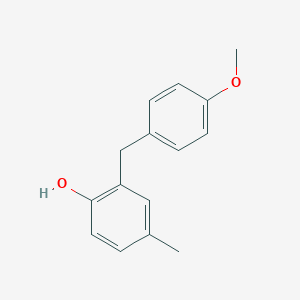 2-[(4-Methoxyphenyl)methyl]-4-methylphenol