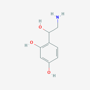 molecular formula C8H11NO3 B8584400 2-Amino-1-(2,4-dihydroxy-phenyl)-ethanol 