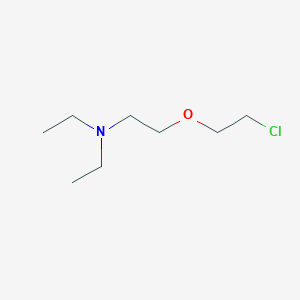molecular formula C8H18ClNO B8584429 Diethylaminoethoxy-ethyl chloride 