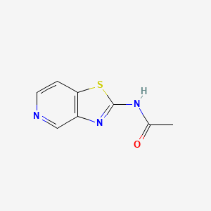 molecular formula C8H7N3OS B8584454 N-(thiazolo[4,5-c]pyridin-2-yl)acetamide 