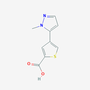 4-(1-methyl-1H-pyrazol-5-yl)-2-thiophenecarboxylic Acid