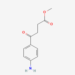 molecular formula C11H13NO3 B8584557 Methyl 4-(4-aminophenyl)-4-oxobutanoate 