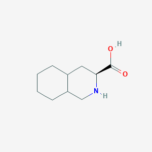molecular formula C10H17NO2 B8584570 Decanhydroisoquinoline-3-carboxylic acid 