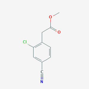 Methyl 2-(2-chloro-4-cyanophenyl)acetate