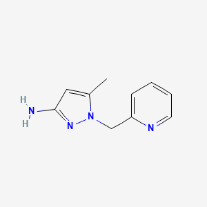 5-methyl-1-pyridine-2-ylmethyl-1H-pyrazole-3-ylamine