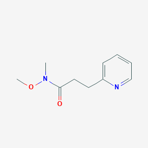 N-methoxy-N-methyl-3-(pyridin-2-yl)propanamide