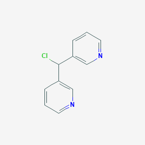 molecular formula C11H9ClN2 B8584712 3,3'-(Chloromethylene)dipyridine 