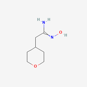 N-hydroxy-2-(tetrahydro-pyran-4-yl)-acetamidine