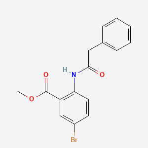 Methyl 5-bromo-2-(2-phenylacetamido)benzoate