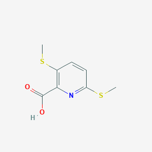 3,6-Bis(methylthio)-2-pyridinecarboxylic acid