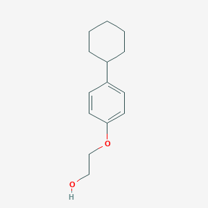 molecular formula C14H20O2 B085848 2-(4-Cyclohexylphenoxy)ethanol CAS No. 1020-00-4