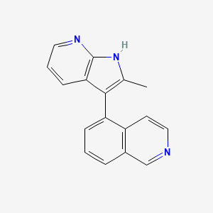 5-(2-methyl-1H-pyrrolo[2,3-b]pyridin-3-yl)isoquinoline