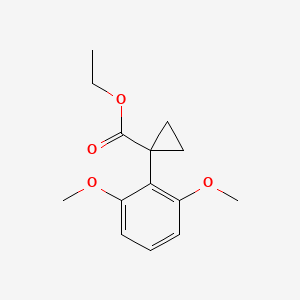 Ethyl 1-(2,6-dimethoxyphenyl)cyclopropanecarboxylate