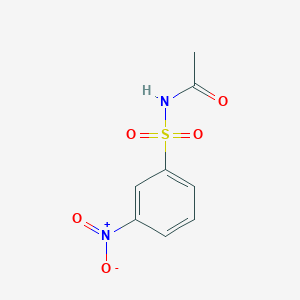 molecular formula C8H8N2O5S B8584833 N-(3-nitrophenyl)sulfonylacetamide 