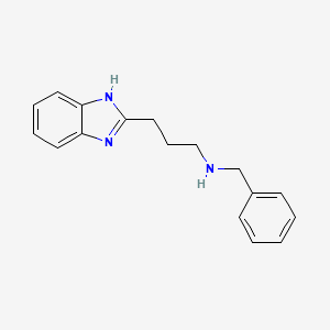 [3-(1H-Benzoimidazol-2-yl)-propyl]-benzyl-amine