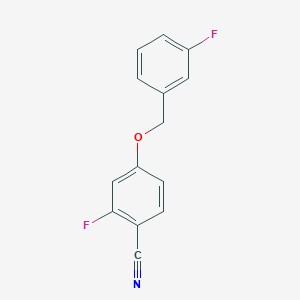 2-Fluoro-4-(3-fluoro-benzyloxy)-benzonitrile