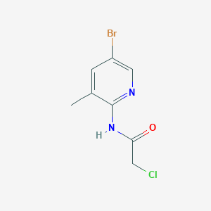 n-(5-Bromo-3-methyl-pyridin-2-yl)-2-chloro-acetamide