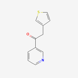 1-(Pyridin-3-yl)-2-(thiophen-3-yl)ethanone
