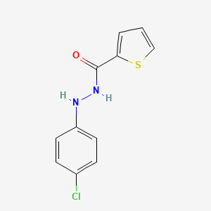 N'-(4-chlorophenyl)thiophene-2-carbohydrazide