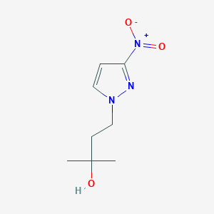 2-Methyl-4-(3-nitro-pyrazol-1-yl)-butan-2-ol