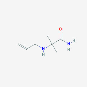 molecular formula C7H14N2O B8585030 2-Allylamino-2-methyl-propionamide 