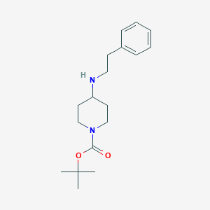 molecular formula C18H28N2O2 B8585085 tert-butyl 4-(2-phenylethylamino)piperidine-1-carboxylate 