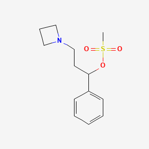 3-Azetidin-1-yl-1-phenylpropyl methanesulfonate