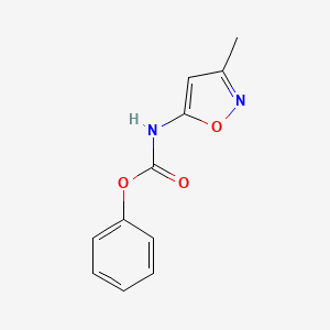 molecular formula C11H10N2O3 B8585149 Phenyl (3-methylisoxazol-5-yl)carbamate 