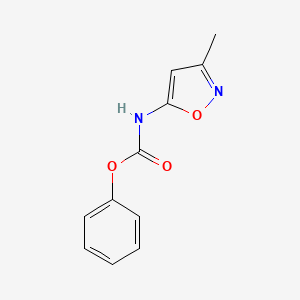 molecular formula C11H10N2O3 B8585149 (3-Methyl-isoxazol-5-yl)-carbamic acid phenyl ester 