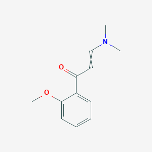 molecular formula C12H15NO2 B8585188 3-(DIMETHYLAMINO)-1-(2-METHOXYPHENYL)PROP-2-EN-1-ONE 