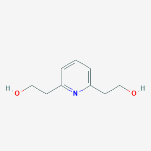 molecular formula C9H13NO2 B085852 Pyridine-2,6-diethanol CAS No. 1077-36-7