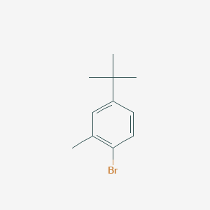 molecular formula C11H15Br B8585258 1-Bromo-4-(tert-butyl)-2-methylbenzene 