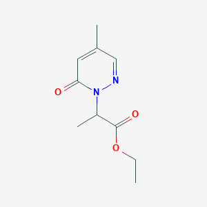 ethyl 2-[4-methyl-6-oxopyridazin-1(6H)-yl]propanoate