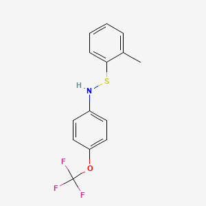 N-[(2-Methylphenyl)sulfanyl]-4-(trifluoromethoxy)aniline