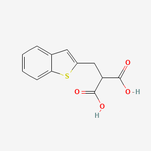 2-(Benzo[b]thiophen-2-ylmethyl)malonic acid