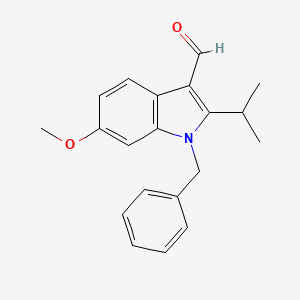 1-Benzyl-2-isopropyl-6-methoxy-1H-indole-3-carbaldehyde