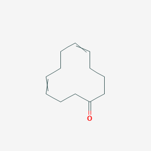 molecular formula C12H18O B8585645 4,8-Cyclododecadien-1-one CAS No. 15229-79-5