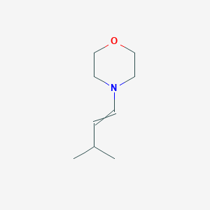molecular formula C9H17NO B8585733 4-(3-Methyl-1-butenyl)morpholine 