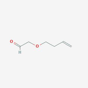 molecular formula C6H10O2 B8585768 (But-3-en-1-yloxy)acetaldehyde 