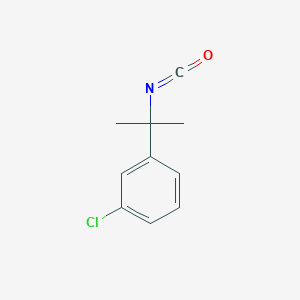 molecular formula C10H10ClNO B8585800 m-Chloro-alpha,alpha-dimethylbenzyl isocyanate 