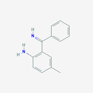 2-[Imino(phenyl)methyl]-4-methylaniline