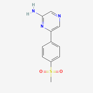 6-(4-Methanesulfonyl-phenyl)pyrazin-2-ylamine