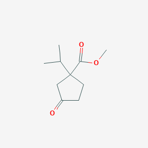 Methyl 1-isopropyl-3-oxocyclopentanecarboxylate