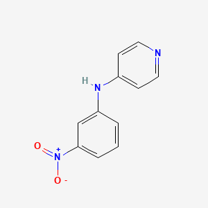 molecular formula C11H9N3O2 B8586087 N-(3-nitrophenyl)pyridin-4-amine 